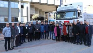 Nazilli'de yardım kampanyası 4'üncü gününde devam ediyor