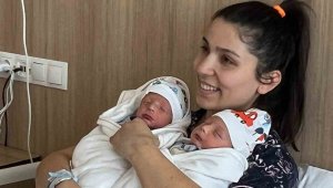 Osmaniye'den Ankara'ya gelen depremzede ikiz doğum yaptı