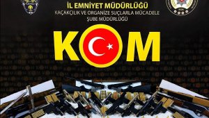 Polisten silah kaçakçılarına operasyon: 9 gözaltı