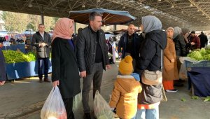 Pursaklar Belediyesi'nden ilçedeki afetzedelere ziyaret