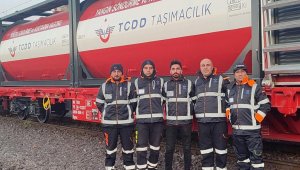 "Yangın Söndürme ve Kurtarma Vagonu" ilk kez İskenderun Limanı'nda kullanıldı