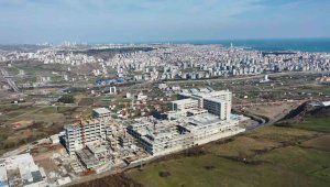 Samsun Şehir Hastanesi'nin kaba inşaatı bitmek üzere