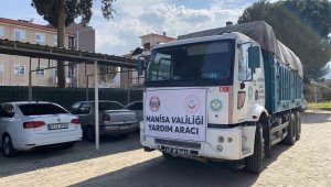 Sarıgöl'den deprem bölgesindeki çiftçilere 16 ton kesif yem desteği