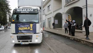 Serdivan'dan deprem bölgesine 23'üncü yardım tırı