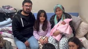 Sığındığı GASKİ tesislerinde doğurdu