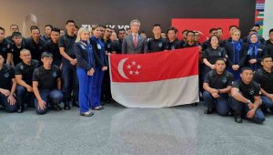 Singapur arama kurtarma ekibi ülkesine döndü
