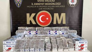 Sivas'ta kaçakçılığa yer yok, binlercesi ele geçirildi