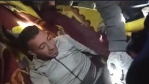 Suriyeli Muhammed, 75 saat sonra işte böyle kurtarıldı