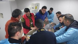 TCG Bayraktar'da yaralı vatandaşların tedavisi sürüyor