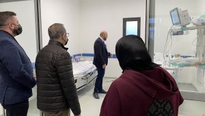 Tedavi altındaki depremzedelere destek ziyareti