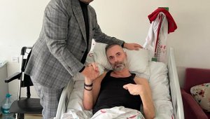TFF Başkanvekili Aksu'dan Ersen Martin'e ziyaret