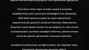 THY Kadın Voleybol Takımı'nda Başantrenör Marcello Abbondanza ile yollar ayrıldı