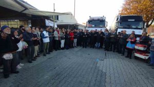Yardım tırları Fethiye'den dualar eşliğinde gönderildi