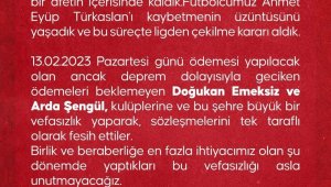 Yeni Malatyaspor: "Bu vefasızlığı asla unutmayacağız"