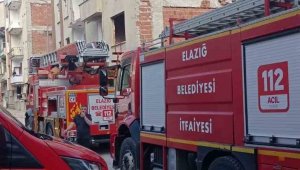Elazığ'da korkutan yangın
