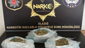 Elazığ'da uyuşturucuyla mücadele: 3 tutuklama