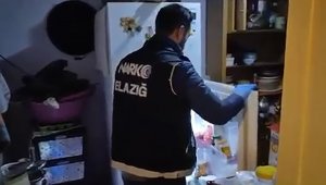 Buzdolabından uyuşturucu çıktı