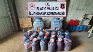 Elazığ'da 11 bin 237 litre kaçak şarap ele geçirildi