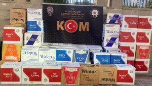 Elazığ'da 780 bin dal kaçak makaron ele geçirildi: 1 gözaltı