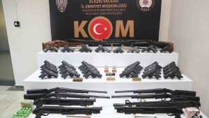Elazığ'da silah kaçakçılığı operasyonu: 9 gözaltı