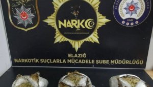 Elazığ'da uyuşturucu operasyonu: 1 şüpheli tutuklandı