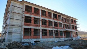 Elazığ Belediyesi tarafından inşa edilen okulda sona yaklaşılıyor