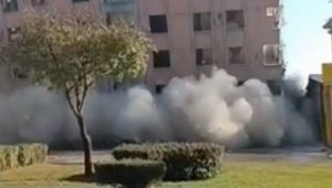 Elazığ'da 5 katlı bina korna sesi ile yıkıldı