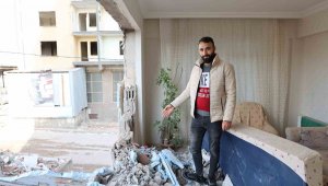 Hasarlı binayı yıkarken sağlam binanın duvarlarını da yıktılar