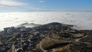 Elazığ sis denizinde kayboldu, ortaya eşsiz görüntüler çıktı