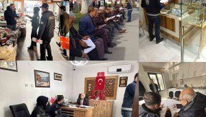 Elazığ'da esnaf ve vatandaşlar hırsızlık olaylarına karşı bilgilendirildi