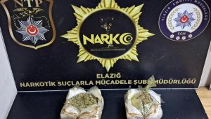 Elazığ'da 1 kilo 292 gram uyuşturucu ele geçirildi: 1 tutuklama