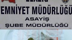 Elazığ'da asayiş uygulamaları: Uyuşturucu madde ve ruhsatsız silah ele geçirildi
