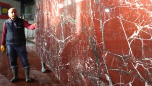 Tescilli Elazığ vişne mermeri: Kabe ve Beyaz Saray'dan 68 ülkeyi süslüyor
