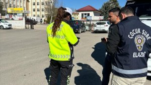 Elazığ'da okul önü denetimleri sürüyor