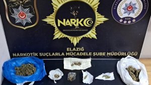 Elazığ'da uyuşturucu taciri 1 kişi tutuklandı