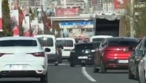 Elazığ'da makas atan sürücüler kameralara yansıdı