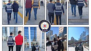 Elazığ'da haklarında kesinleşmiş hapis cezası bulunan 35 kişi yakalandı