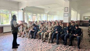 Elazığ'da jandarma personeline yangın eğitimi