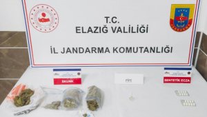 Elazığ'da jandarma uyuşturucuya geçit vermiyor: 5 gözaltı