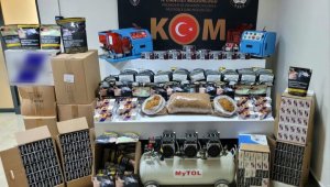 Elazığ'da 50 bin boş, 12 bin 800 de dolu bandrolsüz makaron ele geçirildi