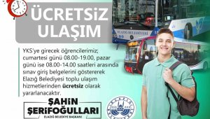 Elazığ Belediyesinden öğrencilere ücretsiz ulaşım imkanı