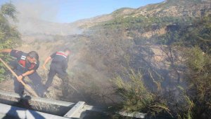 Elazığ'da 1 saatte 3. yangın: Söndürme çalışmalarına TOMA'lar da destek verdi