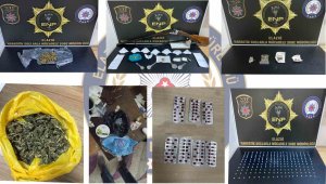 Elazığ'da uyuşturucuyla mücadele: 12 gözaltı