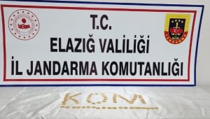 Elazığ'da altın ve tarihi eser niteliği taşıdığı değerlendirilen 70 adet sikke ele geçirildi