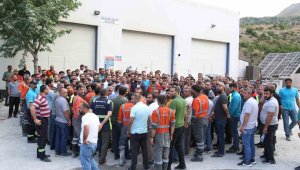 Elazığ'da Eti Krom işçilerinin eylemi devam ediyor