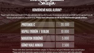 Elazığspor'da kombine biletler satışa çıktı