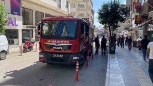 Elazığ'da baca yangını