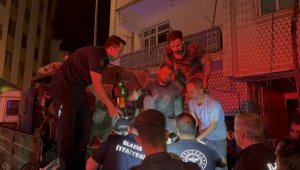 Elazığ'da ayağı iş makinesine sıkışan işçi, kurtarıldı