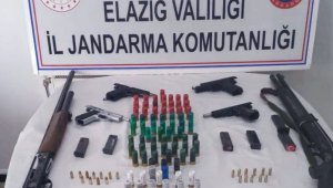 Elazığ'da ruhsatsız silah operasyonu: 2 gözaltı