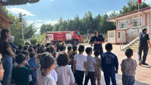 Elazığ itfaiyesinden öğrencilere eğitim